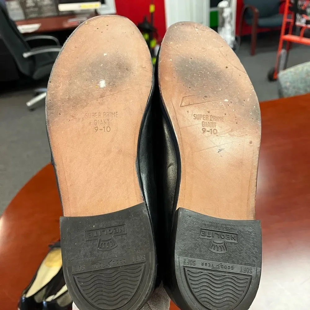 Allen Edmonds Maxfield Black Leather Tassel Loafers sz 10-1/2 W